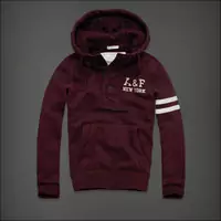 hommes veste hoodie abercrombie & fitch 2013 classic x-8002 rouge fonce